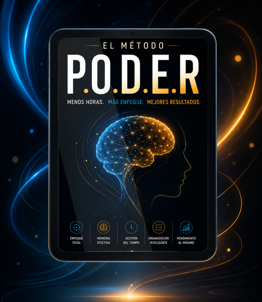 P.O.D.E.R — El Método de Enfoque Total + BONOS EXCLUSIVOS